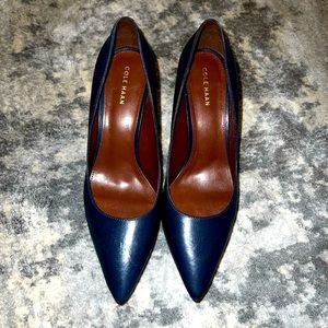 Cole Haan navy pumps